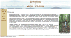 Desktop Screenshot of barefoothikerswnc.org